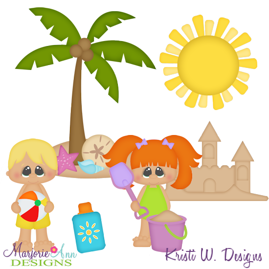 Beach Life SVG Cutting Files + Clipart - Click Image to Close